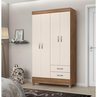 Imagem de Roupeiro 4 Portas Frankfurt Amendola Off-white