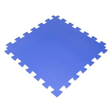 Imagem de Tapete Tatame De Encaixe Eva 100x100x1cm 1x1 Metro 10mm (Azul)
