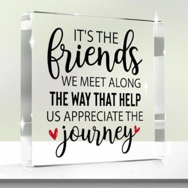 Imagem de Placa decorativa acrílica presentes para homens e mulheres, decorações de mesa para mãe, pai, avó amigas (quadrado2256)