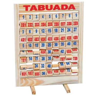 Imagem de Brinquedos Educativos - Tabuada Giratória 480 X 295 X 15mm