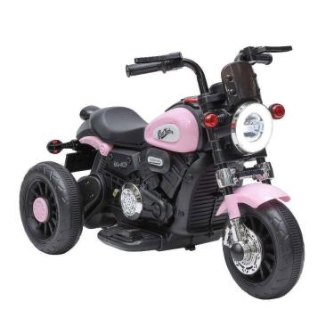 Imagem de Mini Moto Elétrica Infantil Harley 6v Rosa Zippy Toys