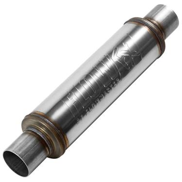 Imagem de Silenciador Flowmaster 71416 6,35 cm (C)/Out(C) Flow Fx, redondo, 35,56 cm, escovado