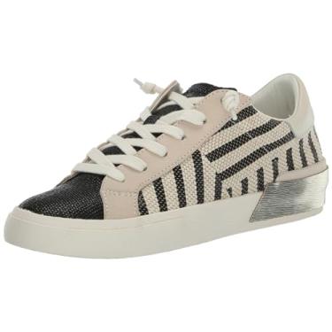 Imagem de Dolce Vita Tênis masculino Zina Patch, Ráfia preto/bege, 7.5