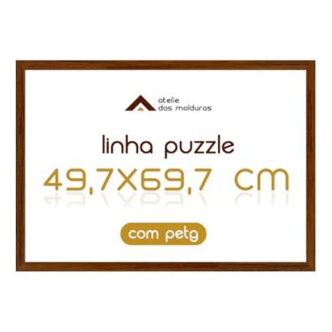 Imagem de Moldura para Quebra Cabeça Grow Puzzle Peças 49,7x69,7 com Proteção Petg (Oncinha)