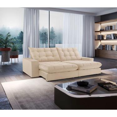 Imagem de Sofá Livy Linho 02 Módulos De 120cm B25cm Meu Sofá Online A294 Linho Creme