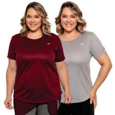 Imagem de Kit 2 Camisetas Better Together Plus Size Fitness Dry Feminina-Feminino
