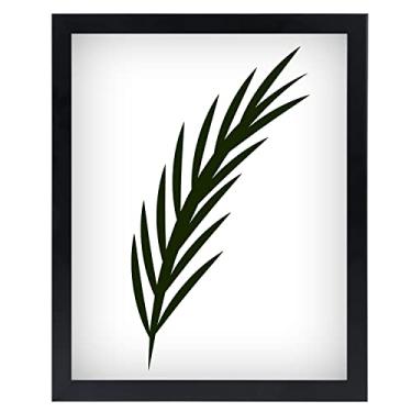 Imagem de NAOKBOEE Porta-retrato de 40 x 70 cm em preto, molduras com acrílico, formatos horizontal e vertical para montagem na parede