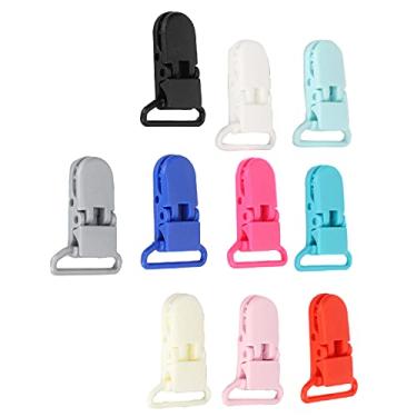 Imagem de SPYMINNPOO Clipes de Suspensão 10 Peças Clipes de Estilingue Bico de Pato de Nylon Colorido Com Furo de Alça para Barracas de Acampamento Ao Ar Livre Toldos Capas de Barco Forte Travamento Material