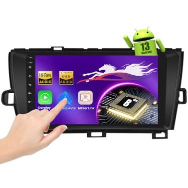 Imagem de Estéreo automotivo sem fio Carplay para Toyota Prius 2010-2015 com JBL com tela sensível ao toque de 9 polegadas, [Qualcomm 8-core 4+64GB] Upriding Android 13 rádio de carro Android Auto BT5.1/DSP