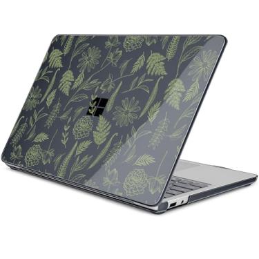 Imagem de Batianda Capa para laptop Microsoft Surface de 13 polegadas Copilot+ PC 2025 (modelo mais recente), padrões artísticos, ultrafina, leve, resistente a arranhões, capa rígida com proteção profissional
