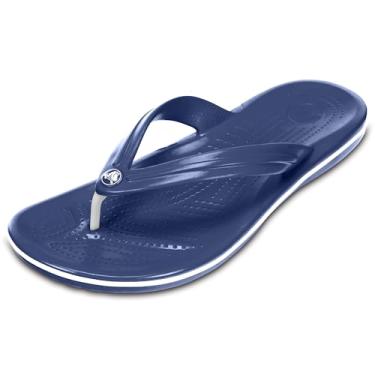 Imagem de Chinelo, Crocs, Crocband Flip, Navy, 35, Adulto Unissex