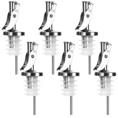 Imagem de Bicos de despejo automático de bebidas, bico de dispensador de azeite de oliva automático, bicos de despejo para garrafas de licor, bicos de azeite, despejadores de garrafas para xarope de vinho com