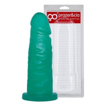 Imagem de Prótese Realística Aromatizada 14,8 X 4 Cm Pênis Penetrável Dildo Penetrável G6CSVCH (MENTA)