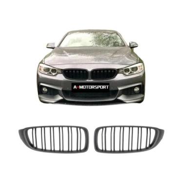 Imagem de Grelha Frontal Estilo M4 Preta Brilhante Para BMW F32 F33 F36 F80 F82 