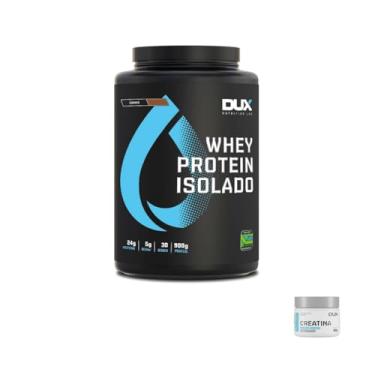Imagem de Kit Whey Protein Isolado 900g Cookies + Creatina Monohidratada DUX 100g