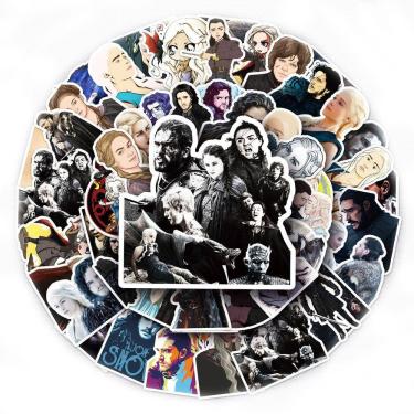 Imagem de Adesivos de anime em vinil impermeável Games of Thrones (50 unidades)