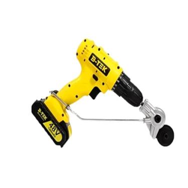 Imagem de Parafusadeira 48V com 2 Baterias e Cortador de Chapas de Alumínio, 1500 RPM, Bivolt, Portátil com Maleta