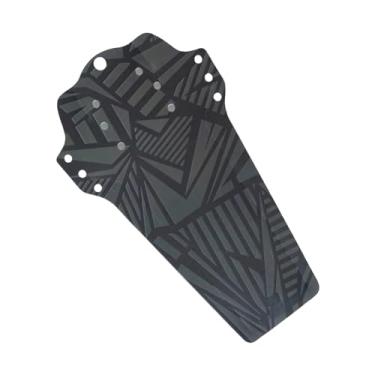 Imagem de Para-lamas de bicicleta na cor fibra de carbono, dianteiro/traseiro, universal, para pneus de mountain bike (MTB).(Style D)