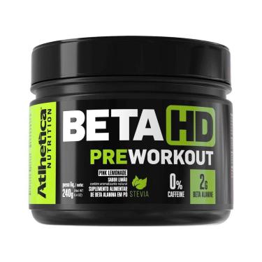 Imagem de Beta Hd Pre Workout Stevia 0% Caffeine Pink Lemonade 240G