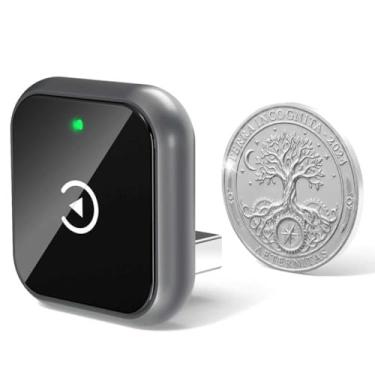 Imagem de ZCYGBTC Adaptador CarPlay sem fio para iPhone - Mini design atualizado, USB/USB-C Plug & Play converte conexão com fio - compatível com iOS 10+ e carros CarPlay de fábrica