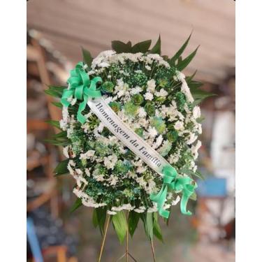 Imagem de Coroa Condolências - Flora Silvestrini Branco