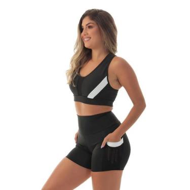 Imagem de Conjunto Fitness Fristyle Short E Top Academia Feminino, P