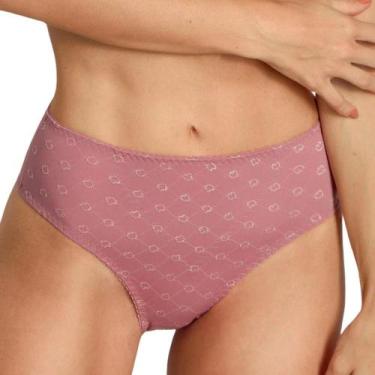 Imagem de Calcinha Cavada Duloren 129733 Reforço Frontal, EG, Rose passé