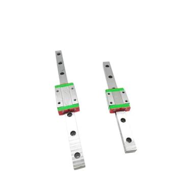 Imagem de MGN7 MGN12 MGN15 MGN9 300 350 400 450 500 600 800 mm trilho linear miniatura guia linear 1Cnc + 1 rolamento linear SS Carriage(MGN12H, 550MM)
