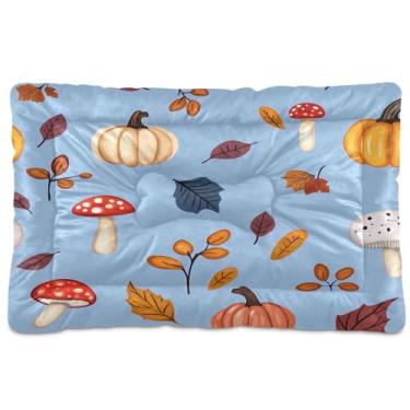 Imagem de Wassud Abóboras Cama para Cachorro Grande Cama para Cachorro Exterior Tapete Lavável Cama de Gato Cama para Dormir Viagem 91 cm x 61 cm