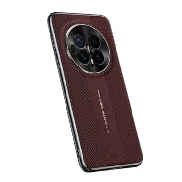 Imagem de LYJSMGZ Capa à prova de choque para Huawei Honor Magic 8 Pro/Magic 8, cobertura total de lente capa de couro leve com proteção contra quedas, vermelha, Majic 8 Pro