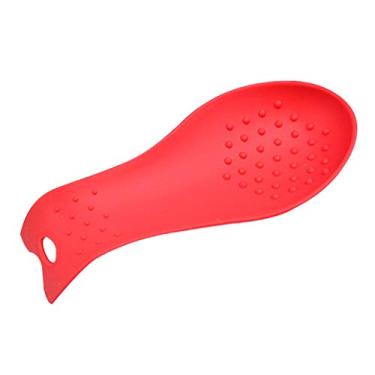Imagem de Suporte de Colher Silicone Utensílios Cozinha Repouso Espátula Casa Multipropósito Almofada Sopa Tapete Put Pad