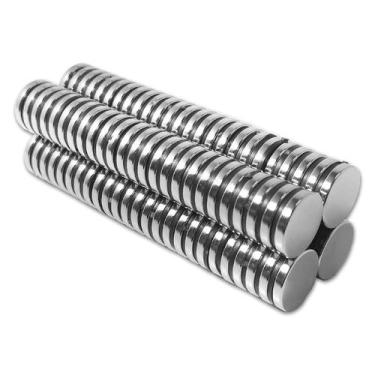 Imagem de Ima De Neodímio / Super Forte / 12,5mm X 2mm , 100 Peças - Fácil Negóc