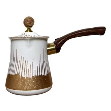 Imagem de Generic Cafeteira portátil profissional para cozinha de restaurante, fácil de limpar, com alça e acessórios. Ideal para derreter chocolate, 450 Ml