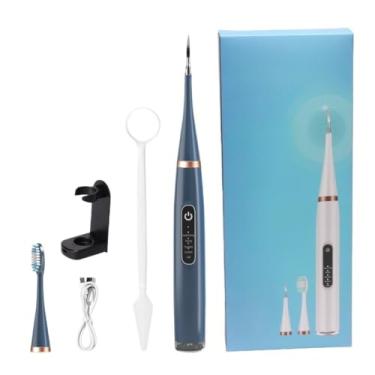 Imagem de Escova de dentes elétrica 2 em 1, que protege a saúde bucal.(3 kit,Azul)