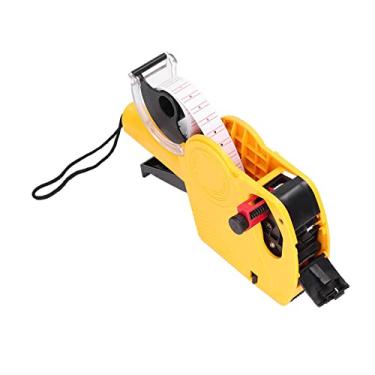 Imagem de Generic Máquina de Etiquetagem Manual, Pistola de Etiqueta de Preço Portátil Eficiente para Marcação de Roupas, Arma de Etiqueta de Preço de 8 Dígitos Com Cartucho para Loja de Varejo (Amarelo)