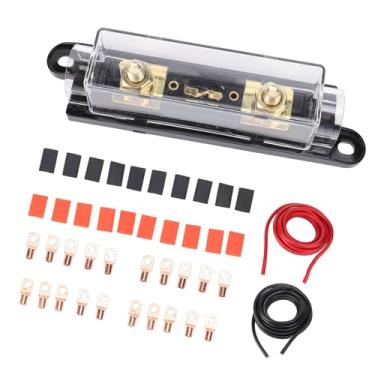 Imagem de aqxreight Cabo de Alimentação de Alumínio Revestido de Cobre de Alto Desempenho Com Fio de 20 Pés /0AWG Com Caixa 250A 20 Pés para Eficiência de Transferência de Reboque de Carro RV /0AWG Wire1/