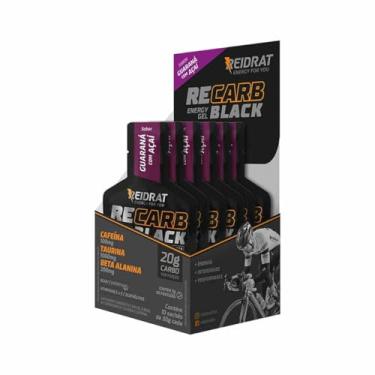 Imagem de Reidrat Recarb Energy Gel Black Sabor Guaraná Com Açaí Caixa Com 10 Sachês De 30G (300G) Carboidrato Em Gel Bebida Energética Com Cafeína Taurina E Beta Alanina Carboidratos Eletrólitos