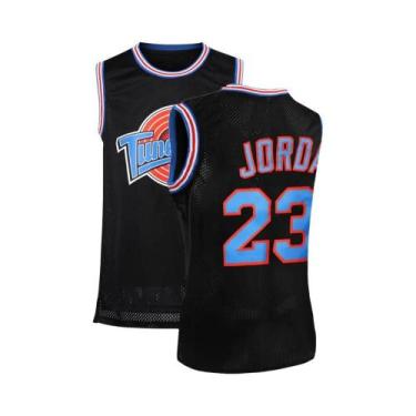 Imagem de Camisa De Basquete Michael Jordan Space Jam Para Meninos  10 Camisetas