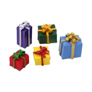 Imagem de Miniature Dollhouse Christmas Gift Box, Acessórios De Decoração, Escal