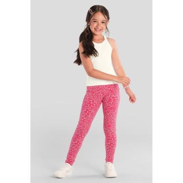 Imagem de Calça Legging Infantil Menina Florida Em Cotton Brandili-Feminino