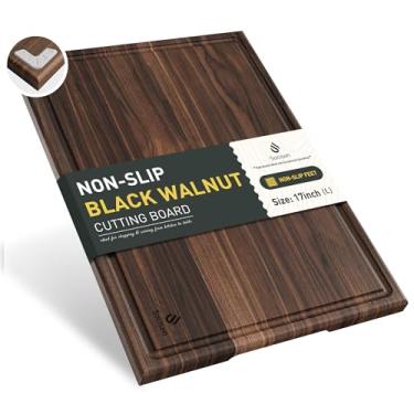 Imagem de Tábua de cortar, tábua de cortar madeira, tábua de charcutaria, dupla face, tábua de servir, cozinha, essencial, casa, aquecimento, anfitriã, presente bandeja de servir para Natal, casamento