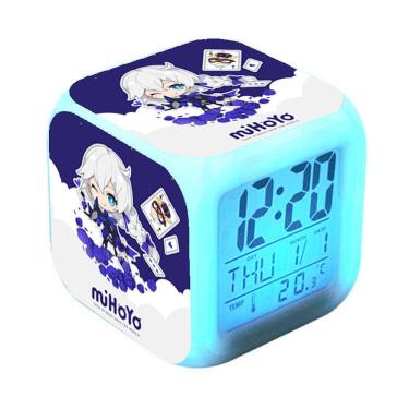 Imagem de Despertador digital LED Collapse Gakuens Square 8x8x8cm