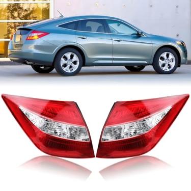 Imagem de Pinkomoto Par de luzes traseiras compatíveis com Honda Crosstour 2010 2011 2012, lanterna traseira de seta de freio esquerdo e direito, substituição da lanterna traseira do lado do passageiro do