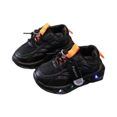 Imagem de Tênis Esportivos Luminosos LED Para Bebês Meninos E Meninas Antiderrap