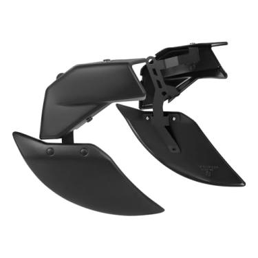 Imagem de 1 par de tampa do radiador de pinça de freio para motocicleta de fibra de carbono de resfriamento de duto de ar de freio de substituição para Kawasaki Z900 2020 2021 2022 2023 2024 (Tipo A)