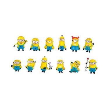 Imagem de Miniones Kawaii 12 Peças/Conjunto Figuras De Ação 3D Brinquedos Clássi