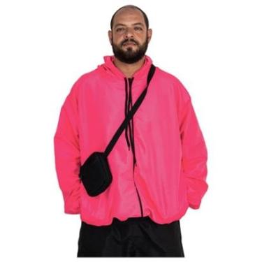 Imagem de Jaqueta Corta Vento Plus Size Blusa Masculina Com Shoulder Bag Kit Esportivo-Unissex
