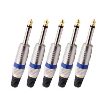 Imagem de Plugue De Microfone Para Amplificador De Guitarra De 1/4 De Polegada, 