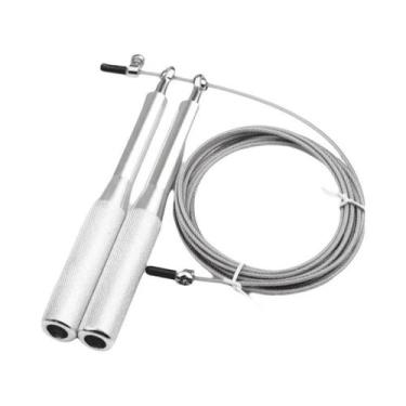 Imagem de Corda De Pular Para Fitness De Alumínio Com Cabo De Aço Para Treinamen