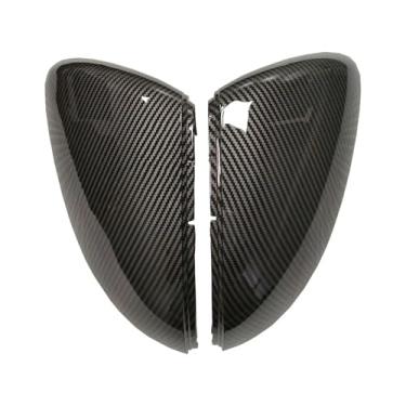 Imagem de Capa De Espelho Lateral Do Carro Padrão De Fibra De Carbono Capa De Espelho Lateral Compatível Com VW Golf MK7.5 MK7 GTI Rline E-golf 2013-2019